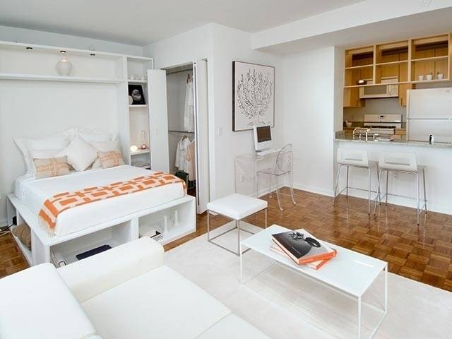No Fee Hells Kitchen Studio Apartment in  an Amenity Filled Luxury Building