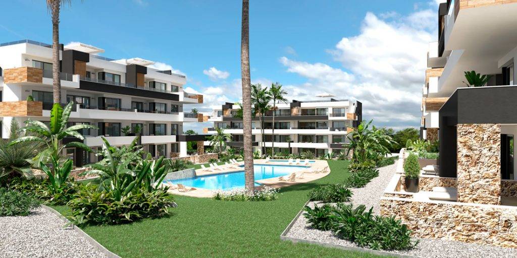 Modern new build residencial complex in Los Altos Costa Blanca South