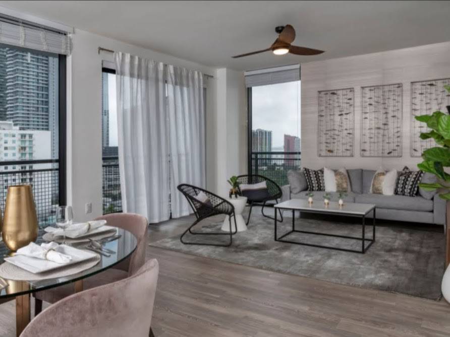 Miami Brickell Contemporary One Bedroom with Balcony Just $3108 Concessions Available For January 2024