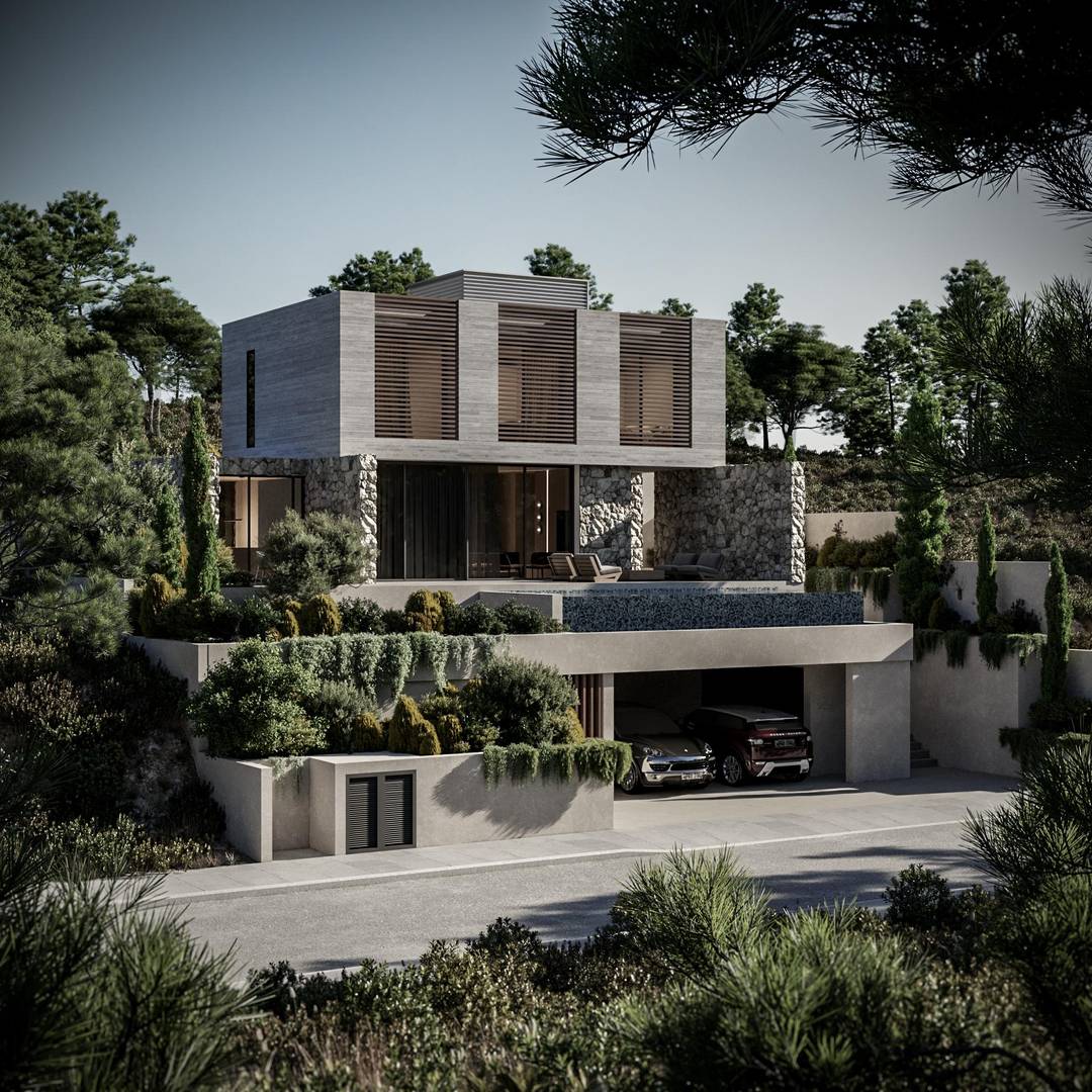 Hilltop Smart Villa with Panoramic Views in Cyprus