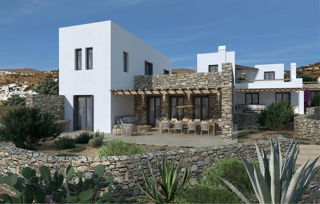 Luxury New-Build Villa with Panoramic Aegean Sea Views – Triantaros, Tinos