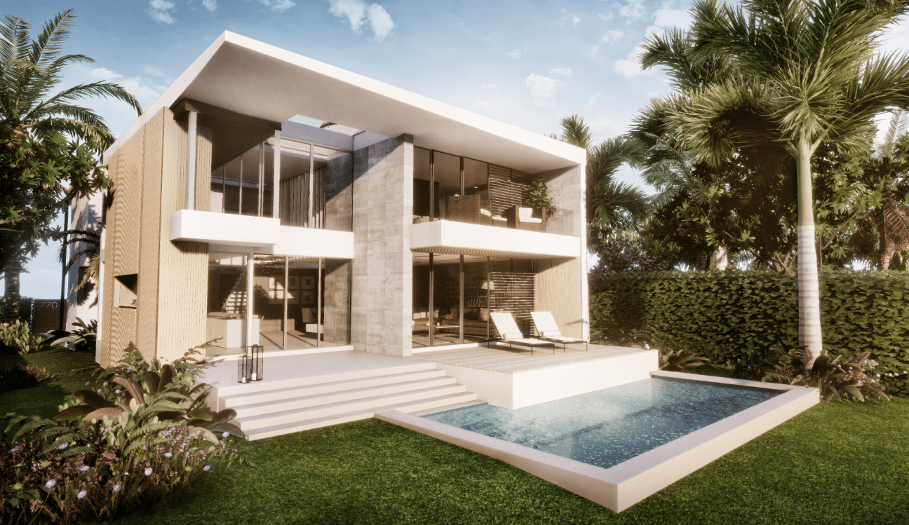 Work of Art Villa in serene gated community of Normandy Isle, Miami Beach, FL