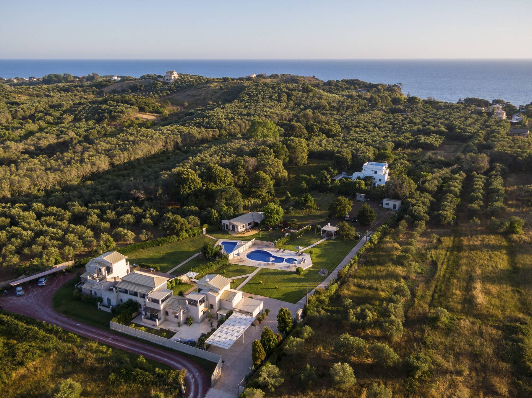Luxurious Stone Villa Complex Near Agios Matthaios