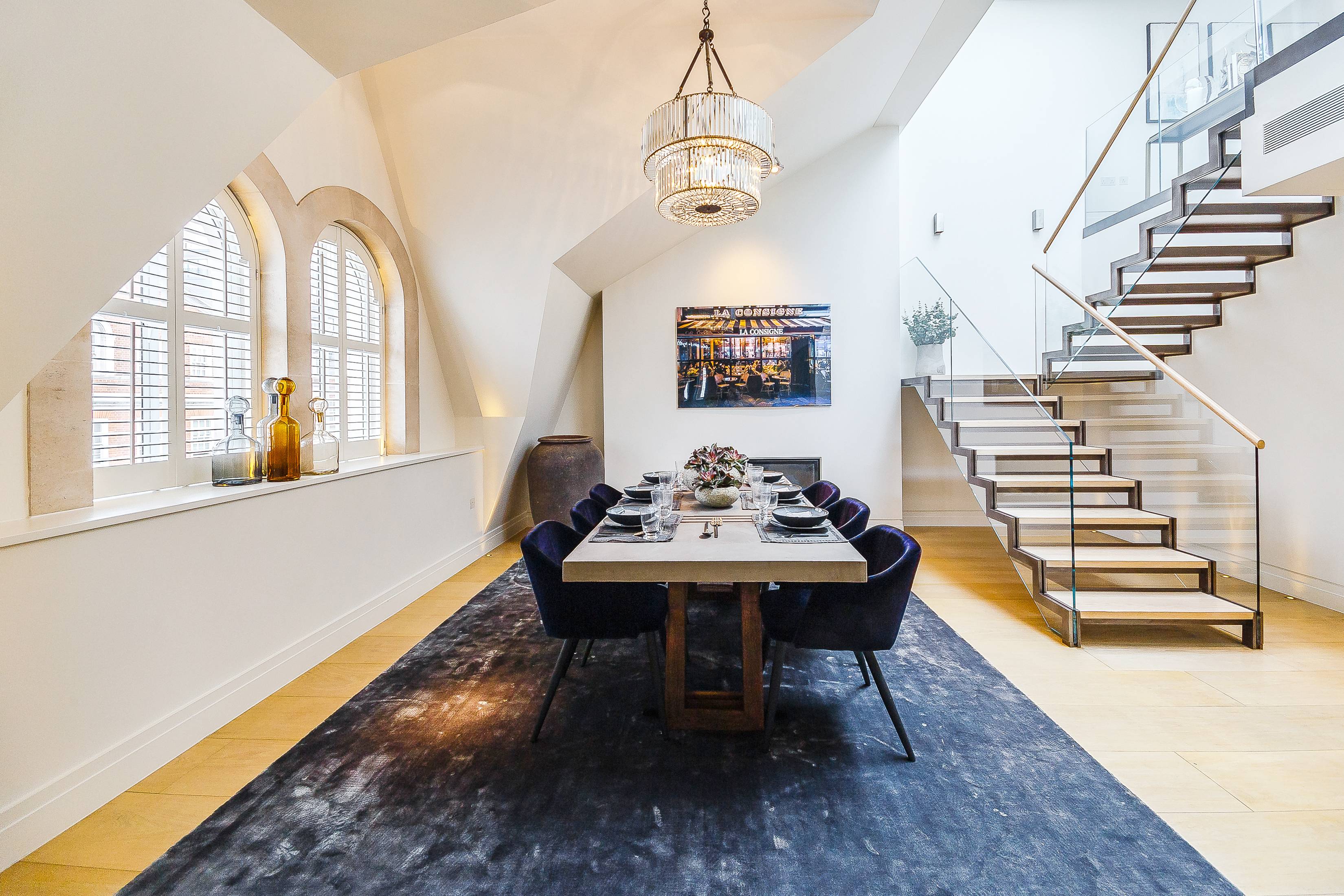 A magnificent north-east facing, triplex penthouse apartment situated on Green Street in Mayfair.