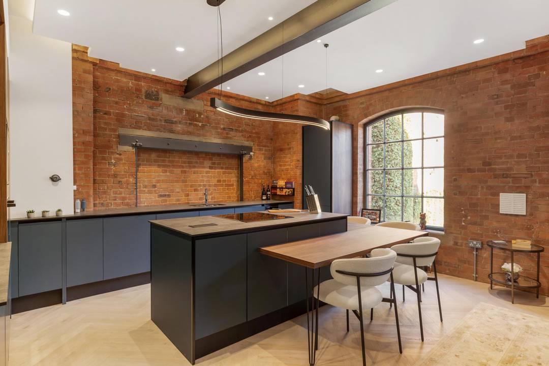 Stunning 1-Bed Warehouse Loft (763 sq ft) with Near-3m Ceilings, Balcony, Parking | Newly Refurbished | Share of Freehold | 10 min to Canary Wharf