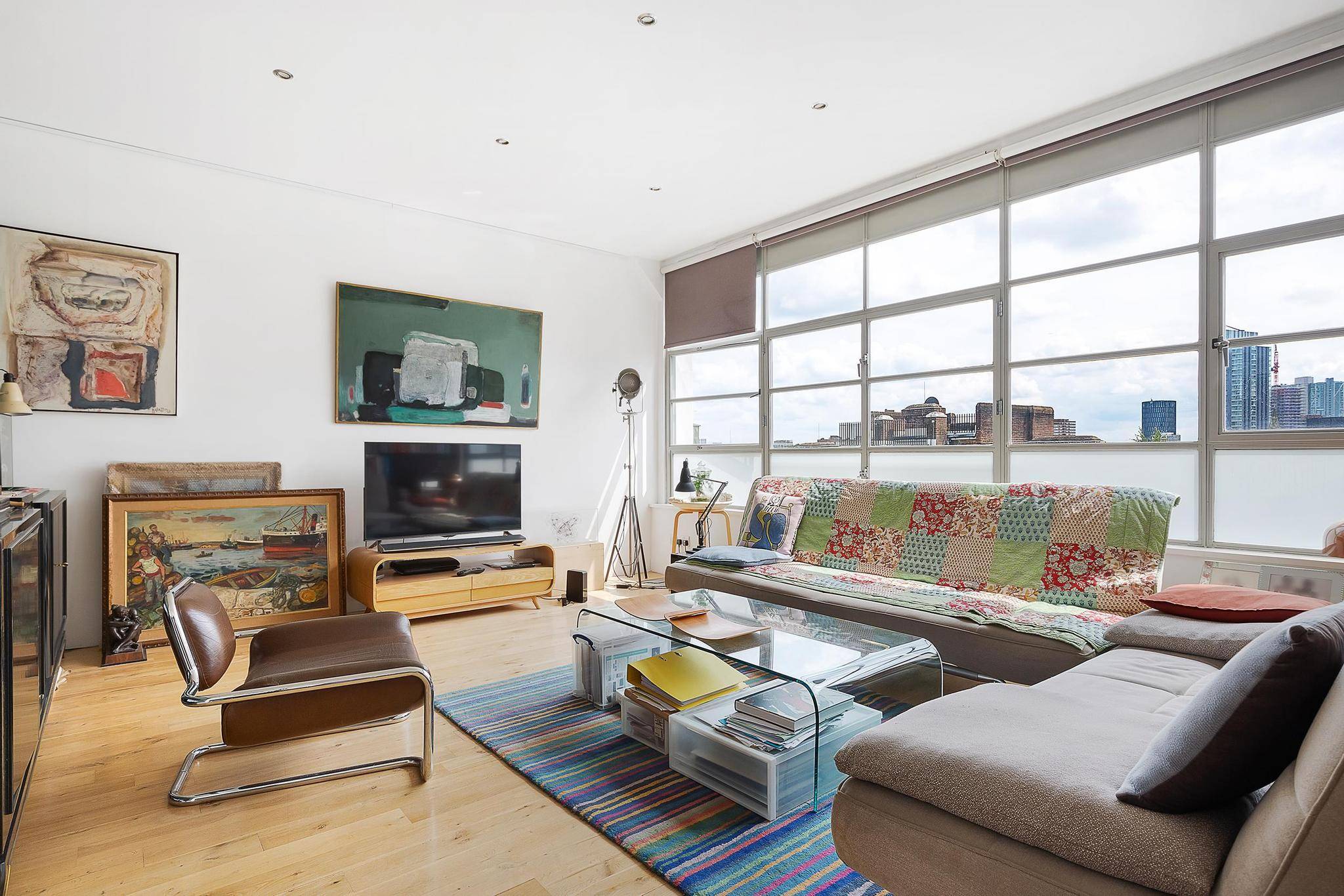 Stunning Loft Apartment with City Views, Communal Terrace & Exclusive Waterfront Access at Canal Building, N1