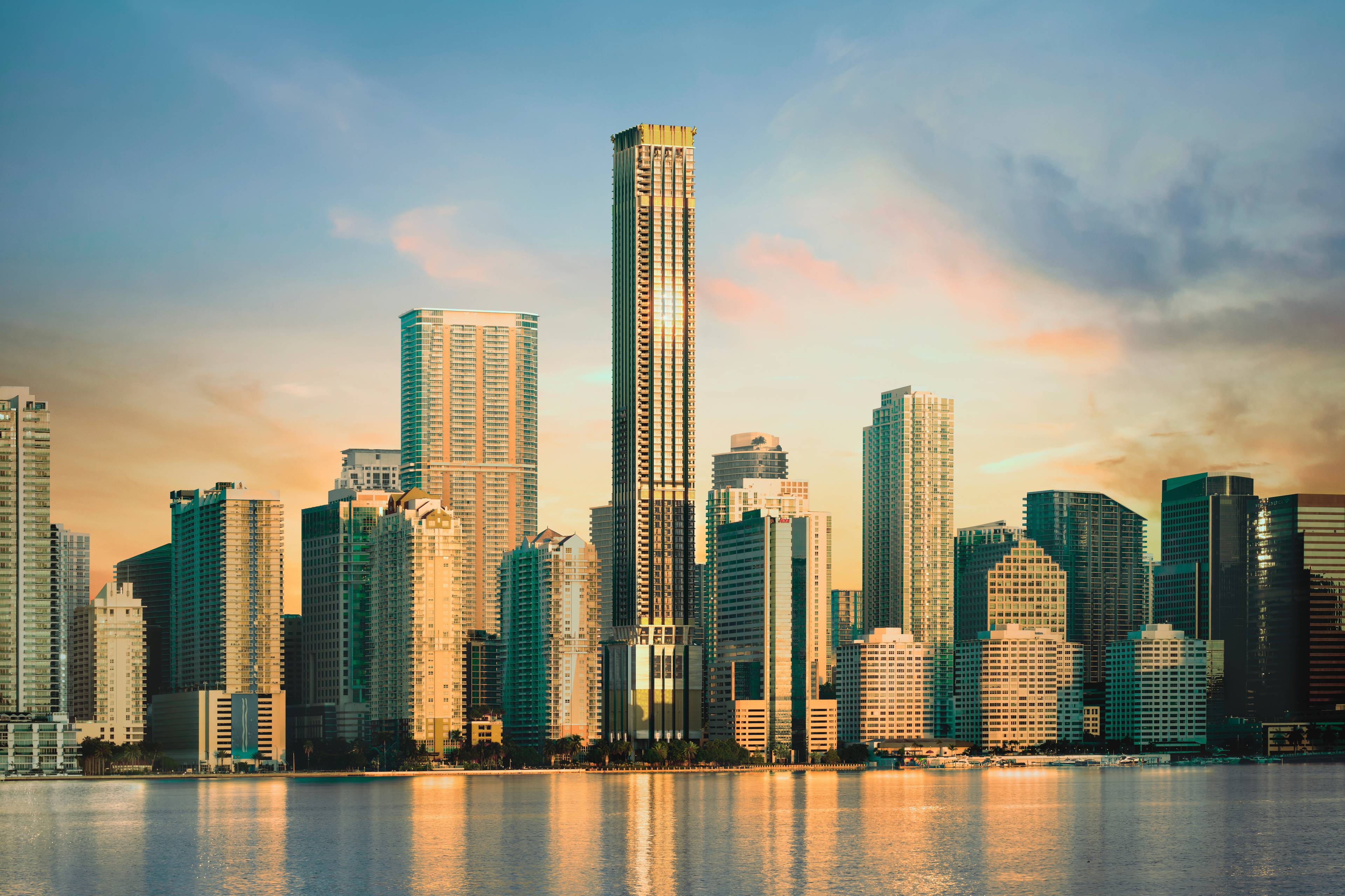 Brickell | Miami 2 | Bedroom 2500 Sq Ft Condo - Dolce & Gabbana Designed Interiors | Miami's Tallest Tower