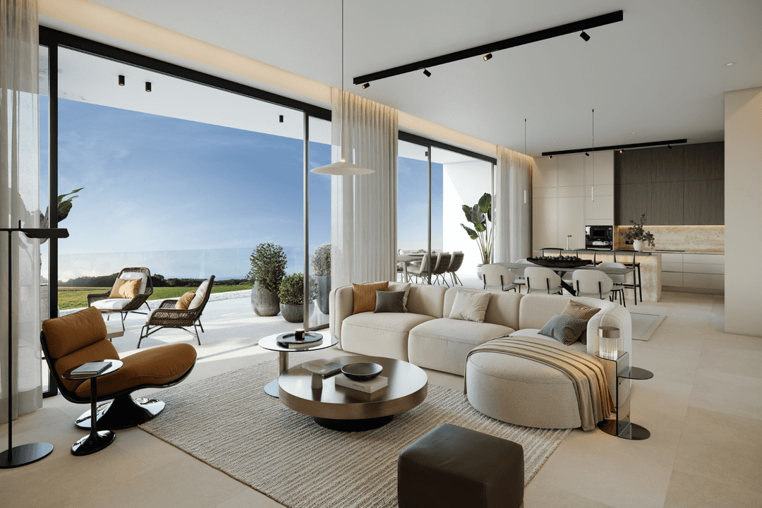 Three-Bedroom Luxury Penthouse with Private Terrace and Golf Views in Cyprus – Starlings Apartments, Limassol Greens
