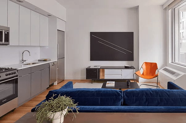 * No Fee*, Studio apartment , in amenity Williamsburg building featuring large private terrace, w/d