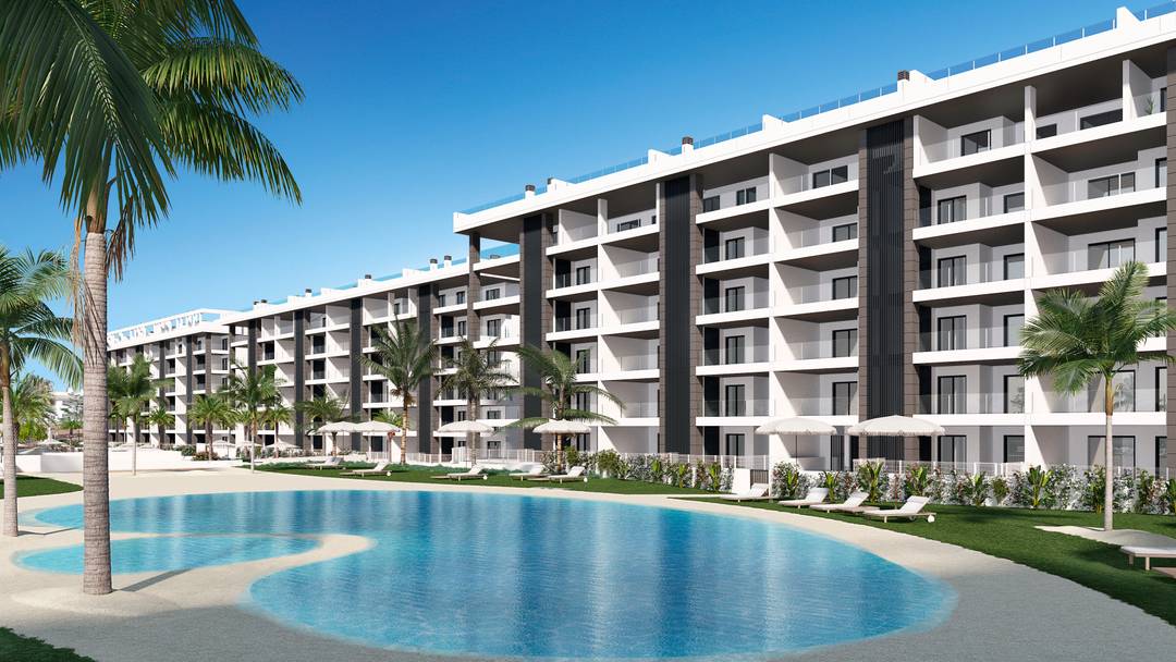 NEW BUILD GATED URBANIZATION IN TORREVIEJA ONLY 700M FROM THE BEACH TORREVIEJA