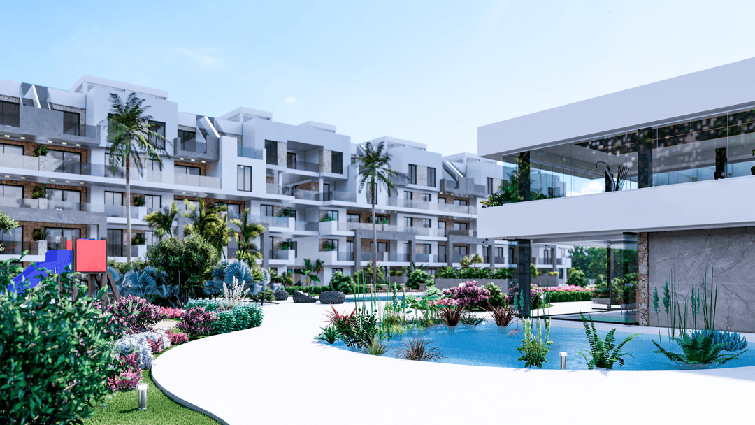 New Build private residential complex of apartments in El Raso, Guardamar del Segura