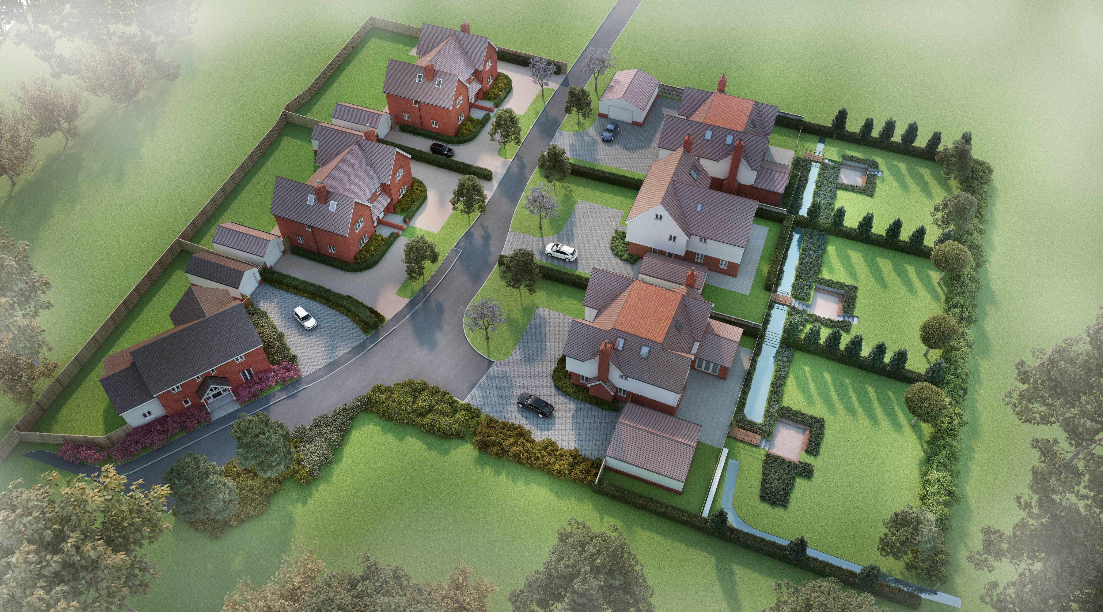 Stunning, new build, semi-detached house of 1680sqft for sale located  in the desirable village of Little Hadham.