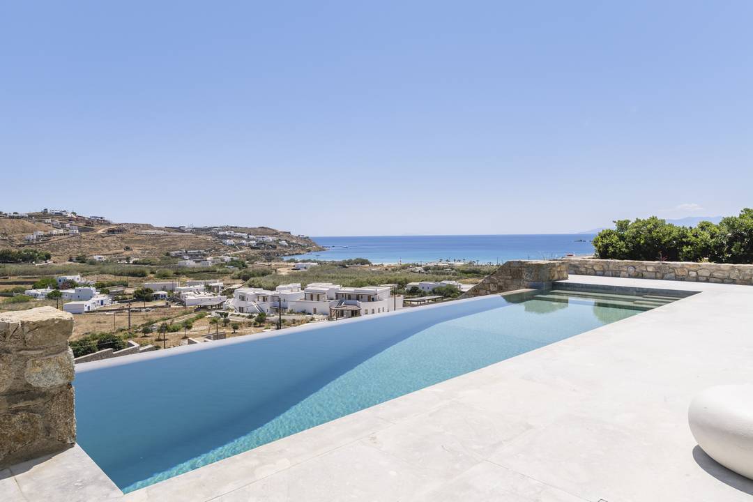 Ultra-Private 7-Bedroom Estate in Mykonos with Panoramic Sea Views & Expansive Grounds