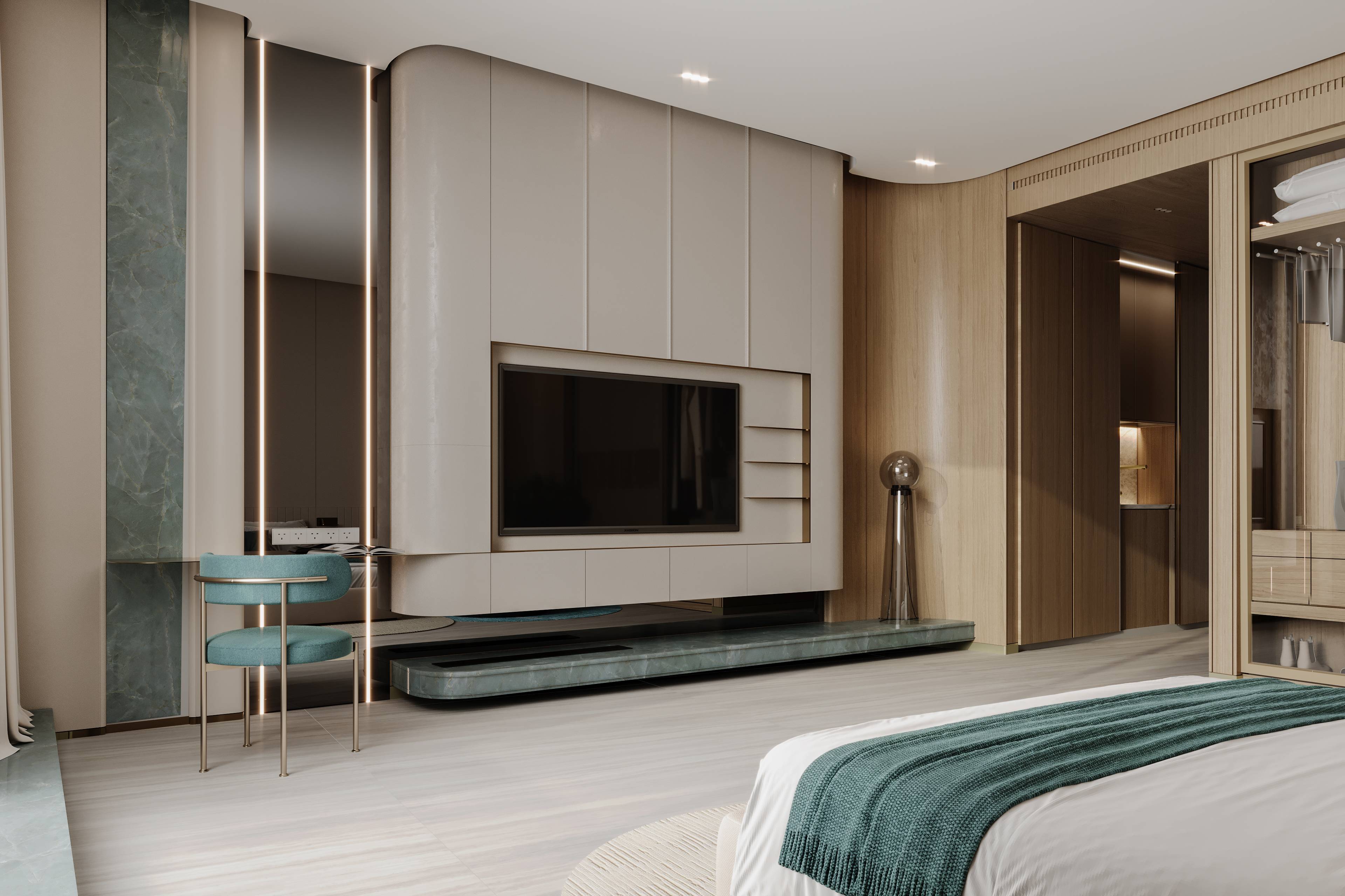 New Studio Apartment with Skyline Views in Central Dubai