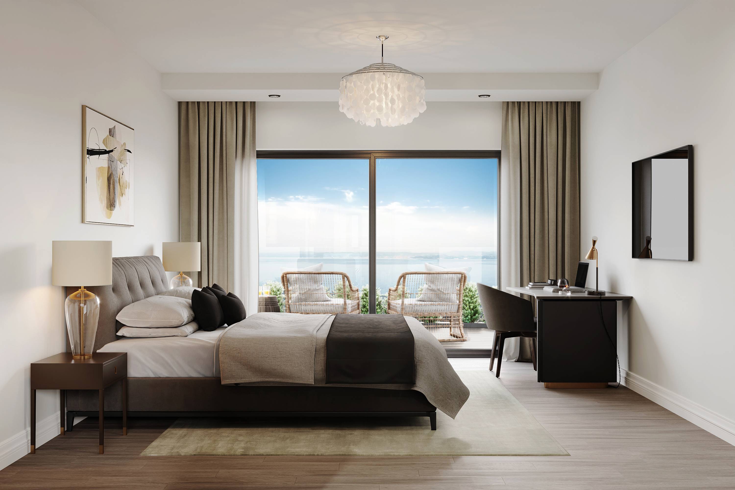 Superb New Build Luxury Apartment Overlooking Carbis Bay