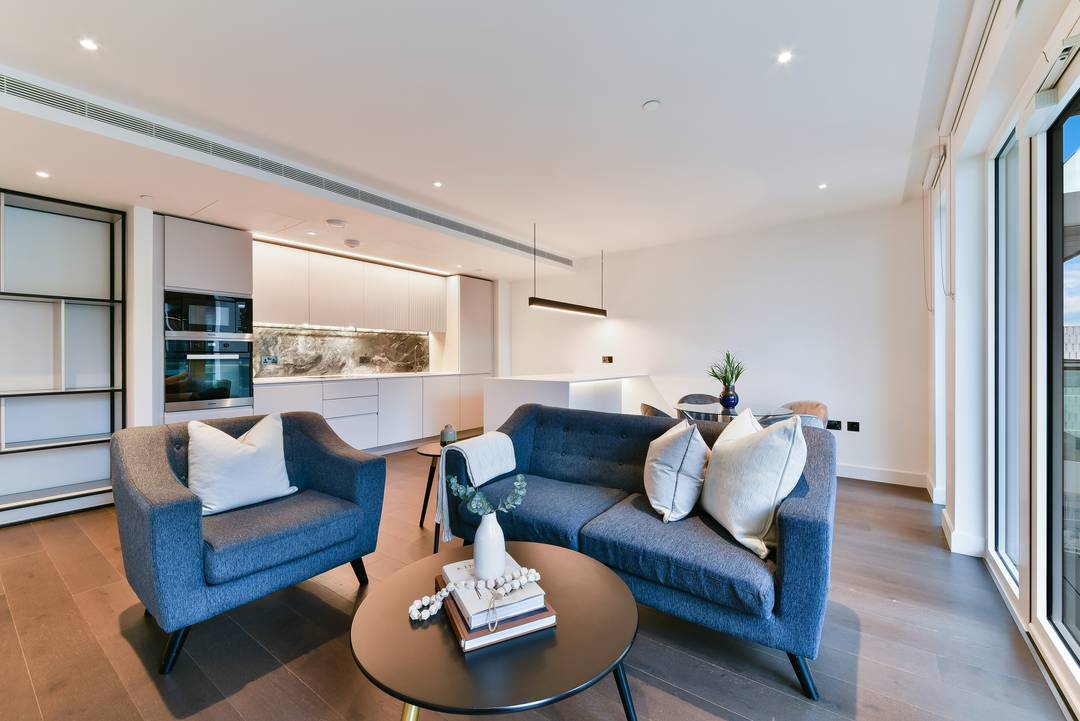 Stylish Two-Bedroom Apartment with Private Balcony & Resident Facilities