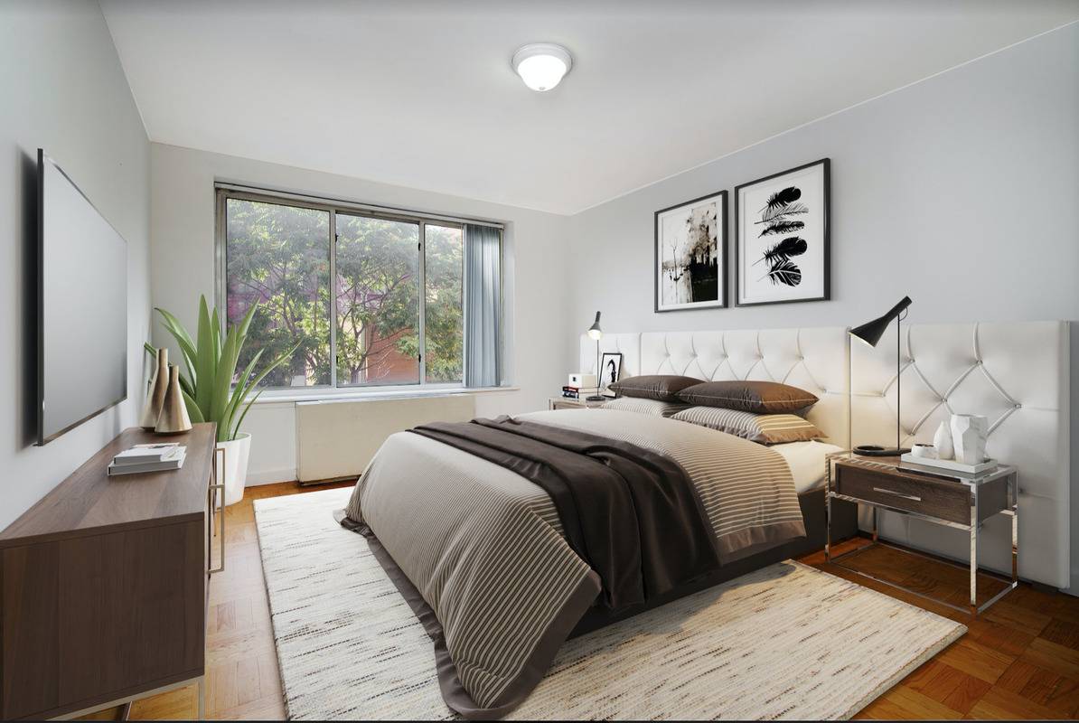 Sunny luxury 1BR with  Gym and Laundry in building (No Fee)