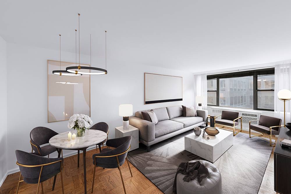 SUN-DRENCHED & OVER-SIZED ONE BEDROOM IN THE HEART OF MIDTOWN EAST