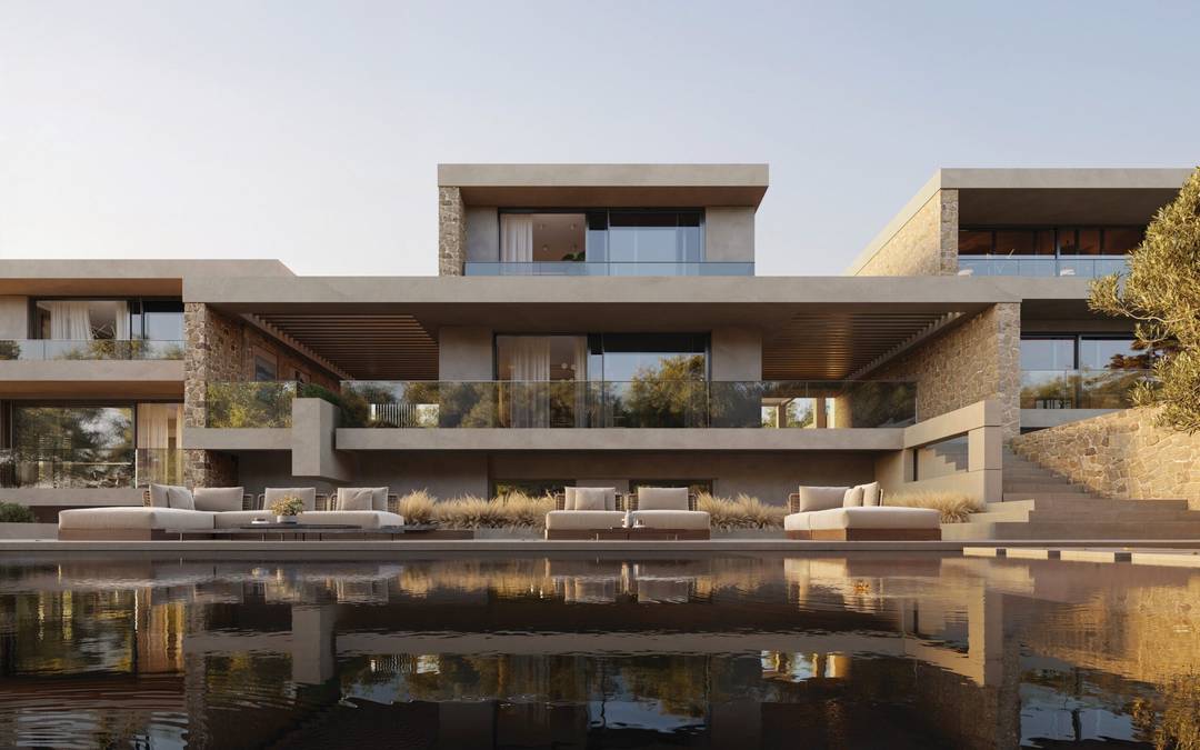 Prestigious Complex of  Luxury Villas With  Private Pool only 200 meters from the sea