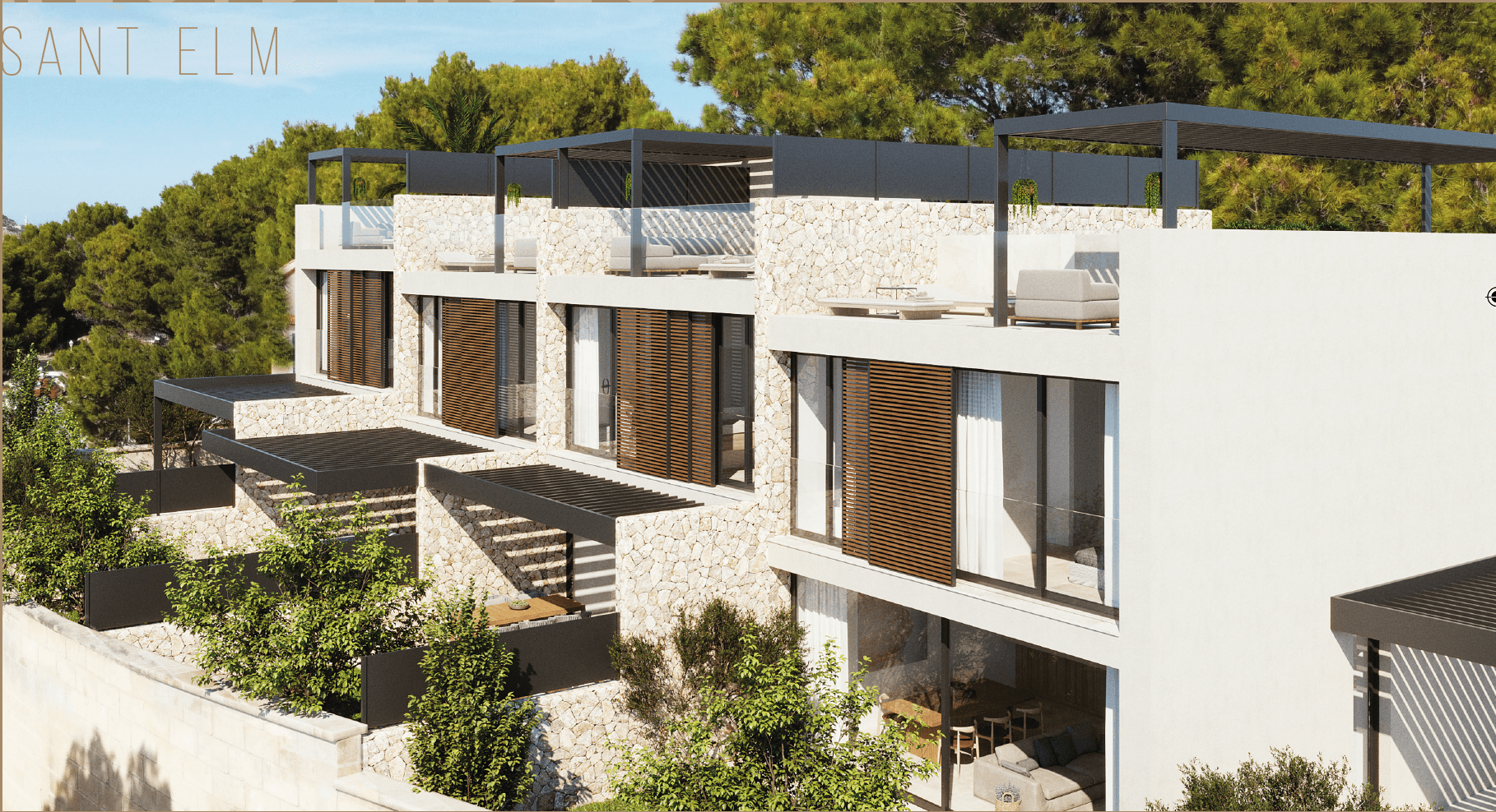 30% DISCOUNT OFF-PLAN 4 SEMI-DETACHED HOUSES IN SANT ELM-MALLORCA(EXPECTED Dec. 2025)