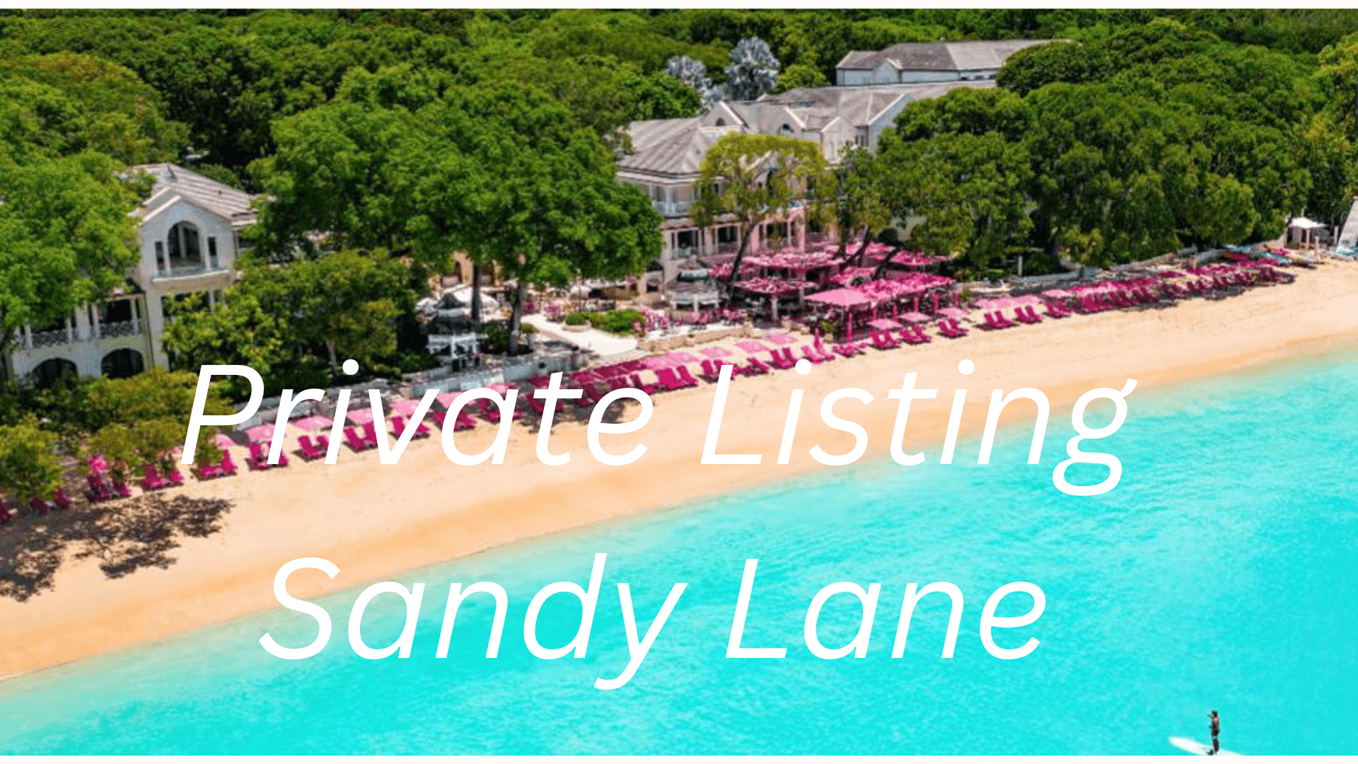 Grand Sandy Lane Estate Residence Overlooking the Golf Course