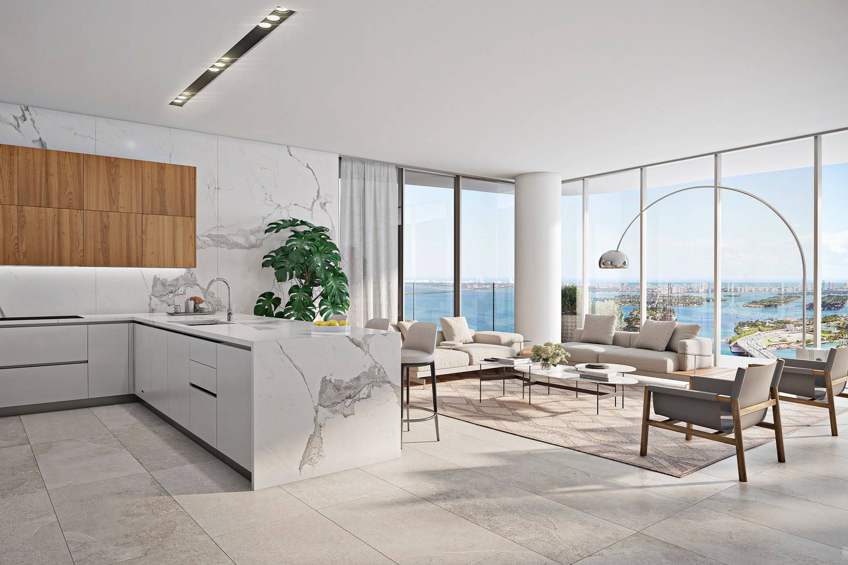 3 Bed 3.5 bath Italian Inspired Residence in Downtown Miami | Pre-Construction