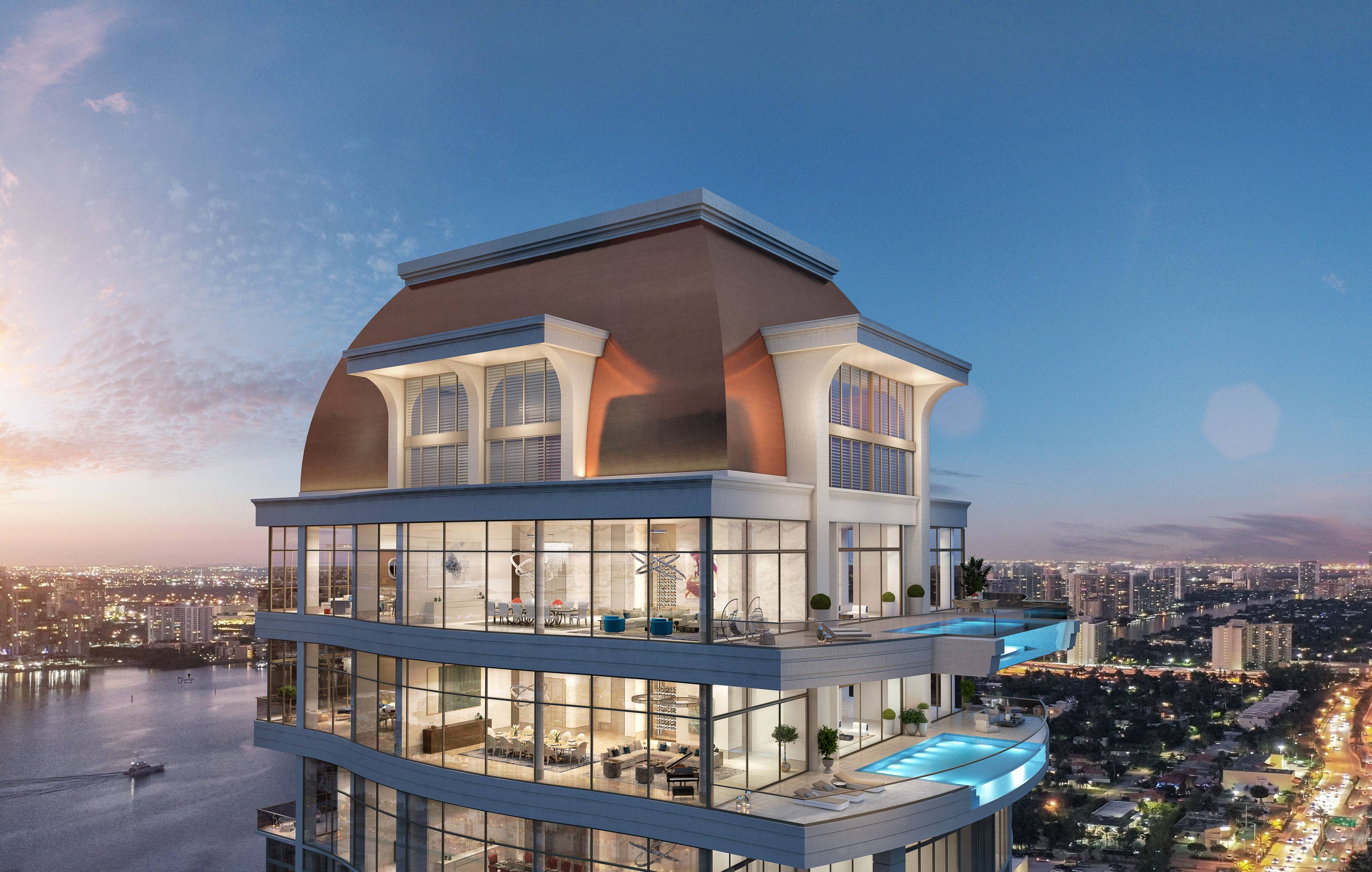 STUNNING ACQUALINA PENTHOUSE COLLECTION AT THE MANSIONS IN SUNNY ISLES!