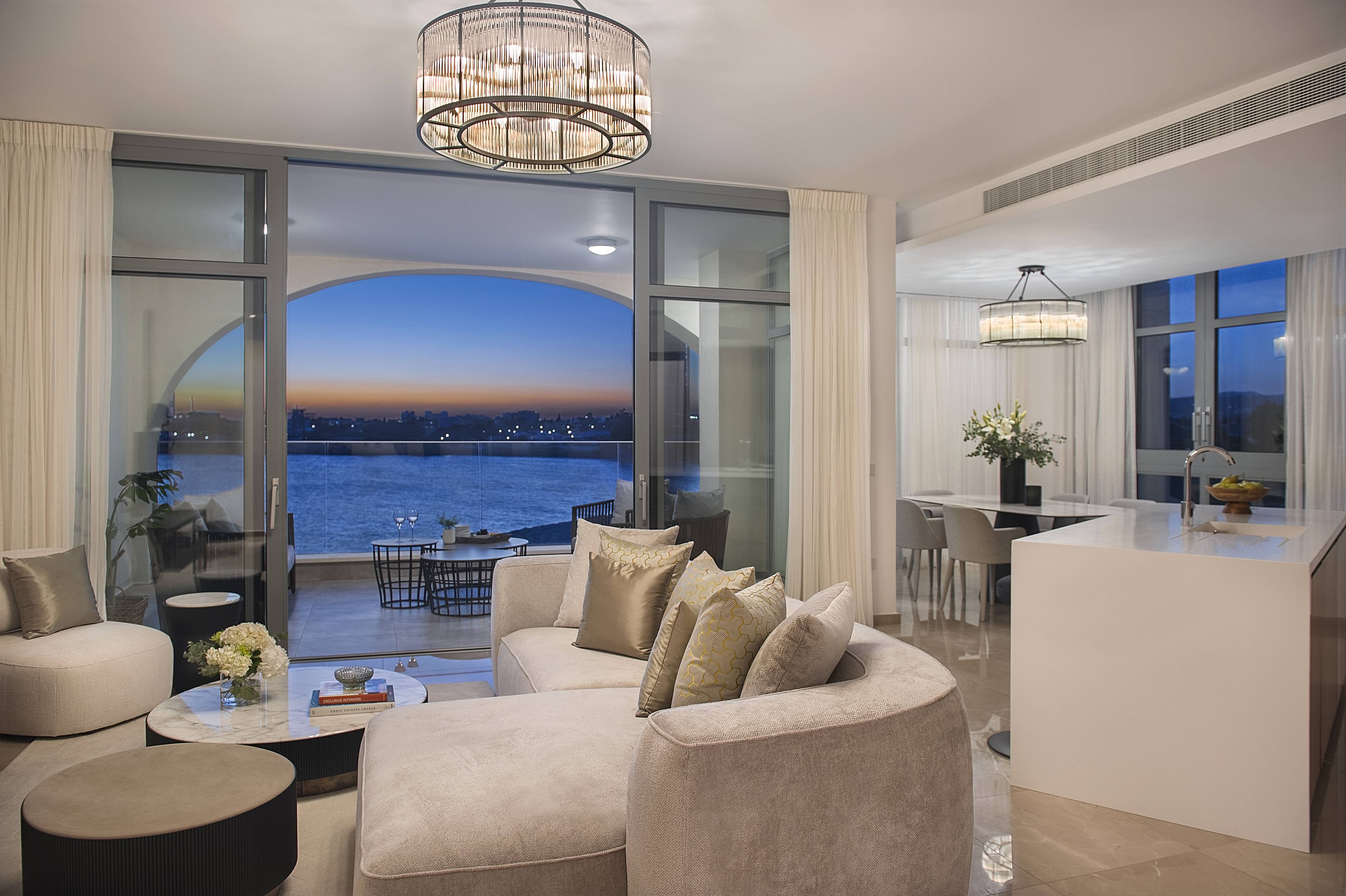 Luxury Seafront Penthouse Duplex with Panoramic Marina & Open Sea Views