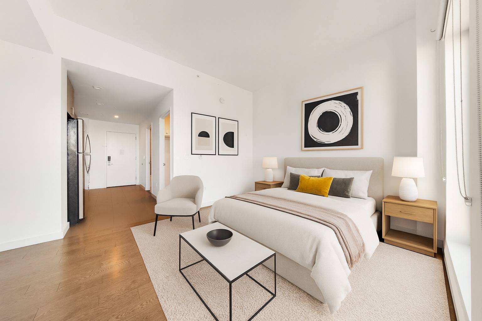 Sun-Filled Studio | Modern Kitchen | Rooftop Access | Prime Hunters Landing LIC