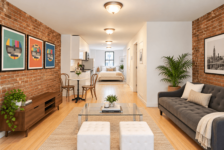 Stunning Loft-Like Harlem Garden Apartment
