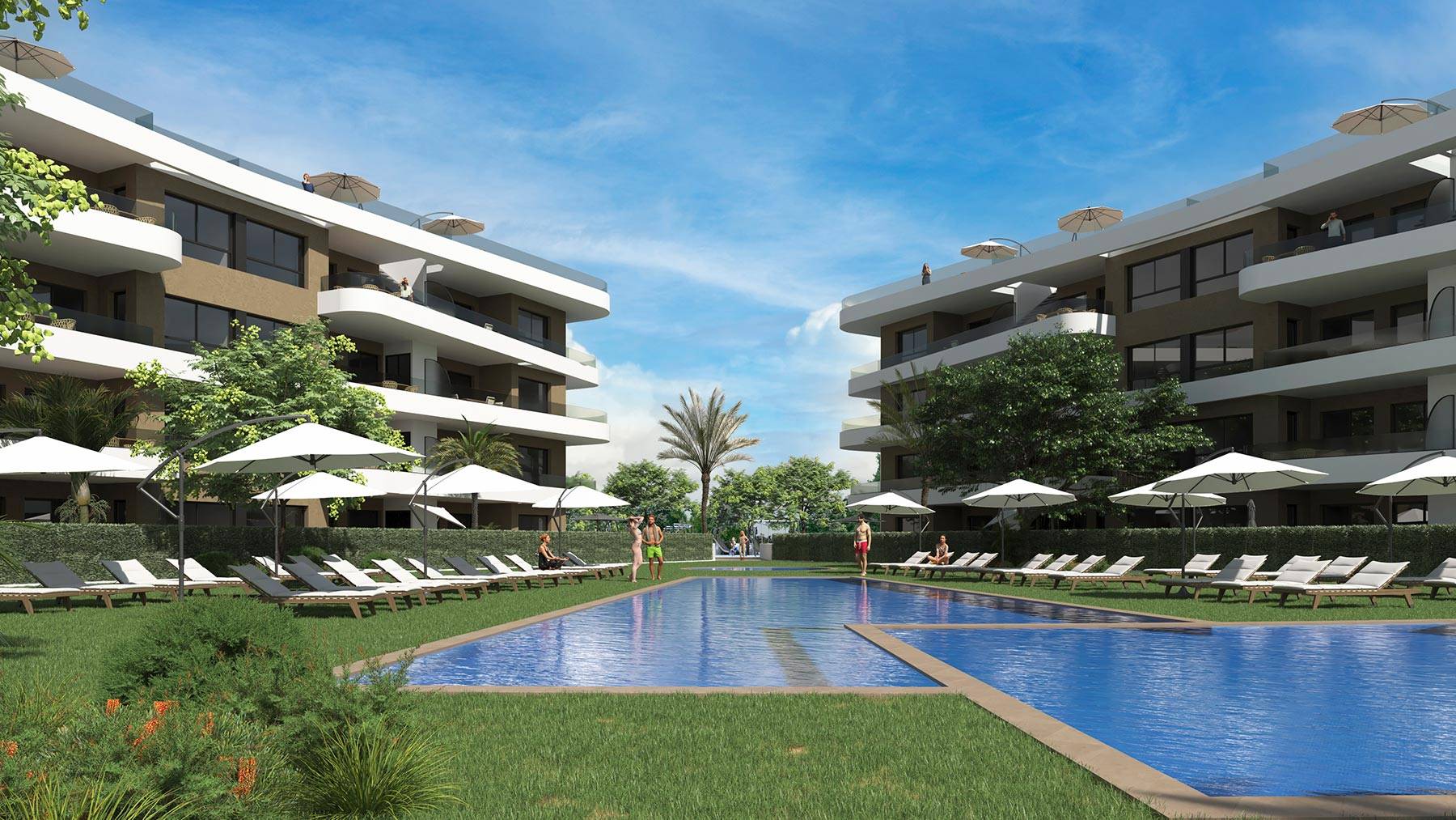 La Ciñuelica (Punta Prima) new build 2 and 3 bed apartments