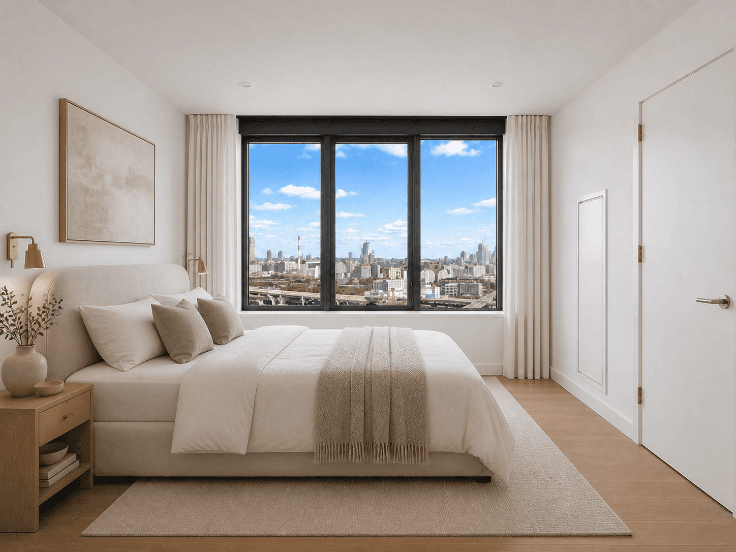 Skyline Tower Two-Bedroom with Manhattan Views