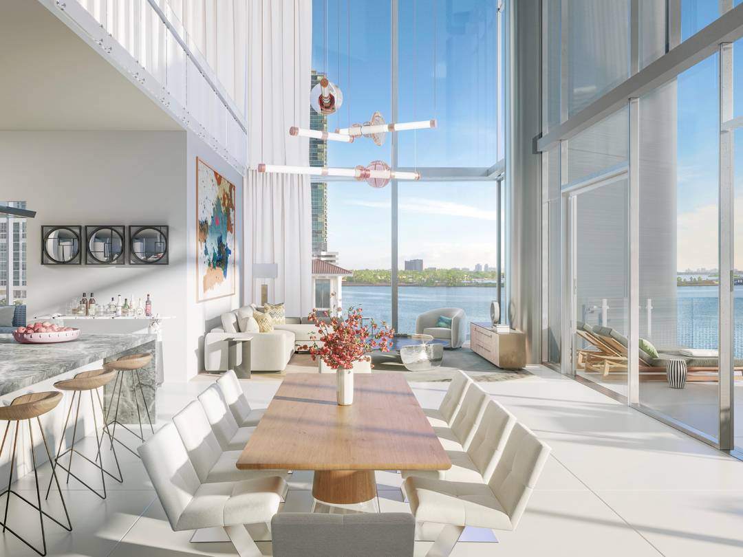 Miami Biscayne  Penthouse | Floor 57 2 BED 6 BATH | Interior 3,587 Sq | Exterior 2,122 Sq