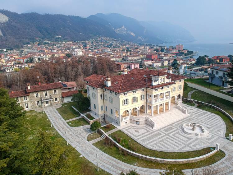 Magnificent Historic Estate with Main Villa, Stone Guest House and Private Chapel on Lake Iseo