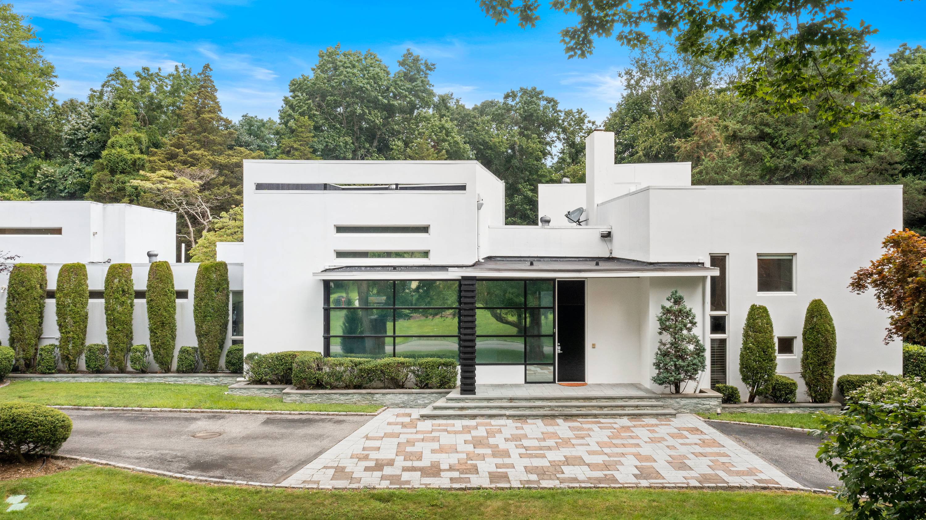 Modern Architectural Estate on Two Private Acres in Brookville
