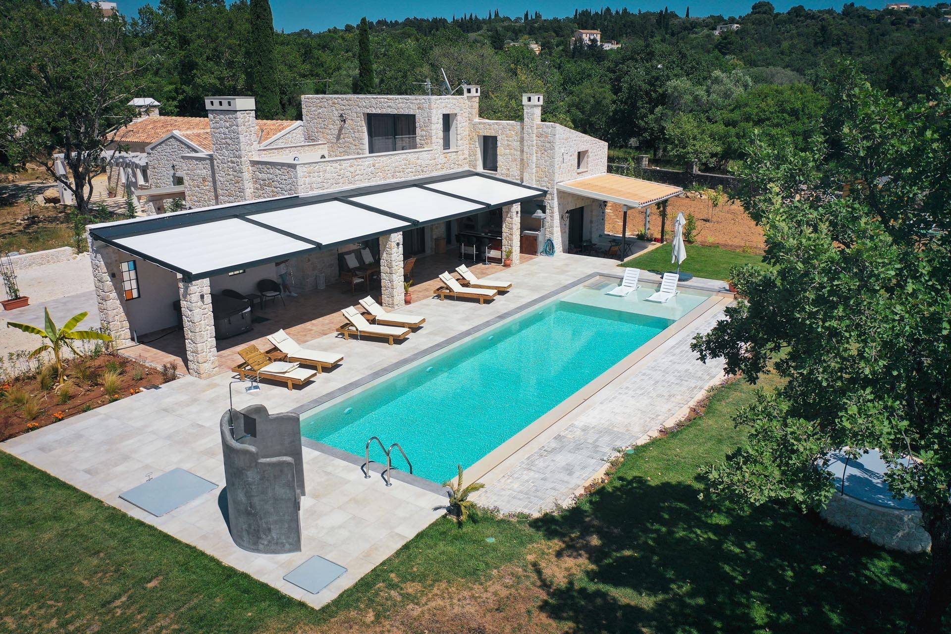 Contemporary, luxury stone house in Corfu