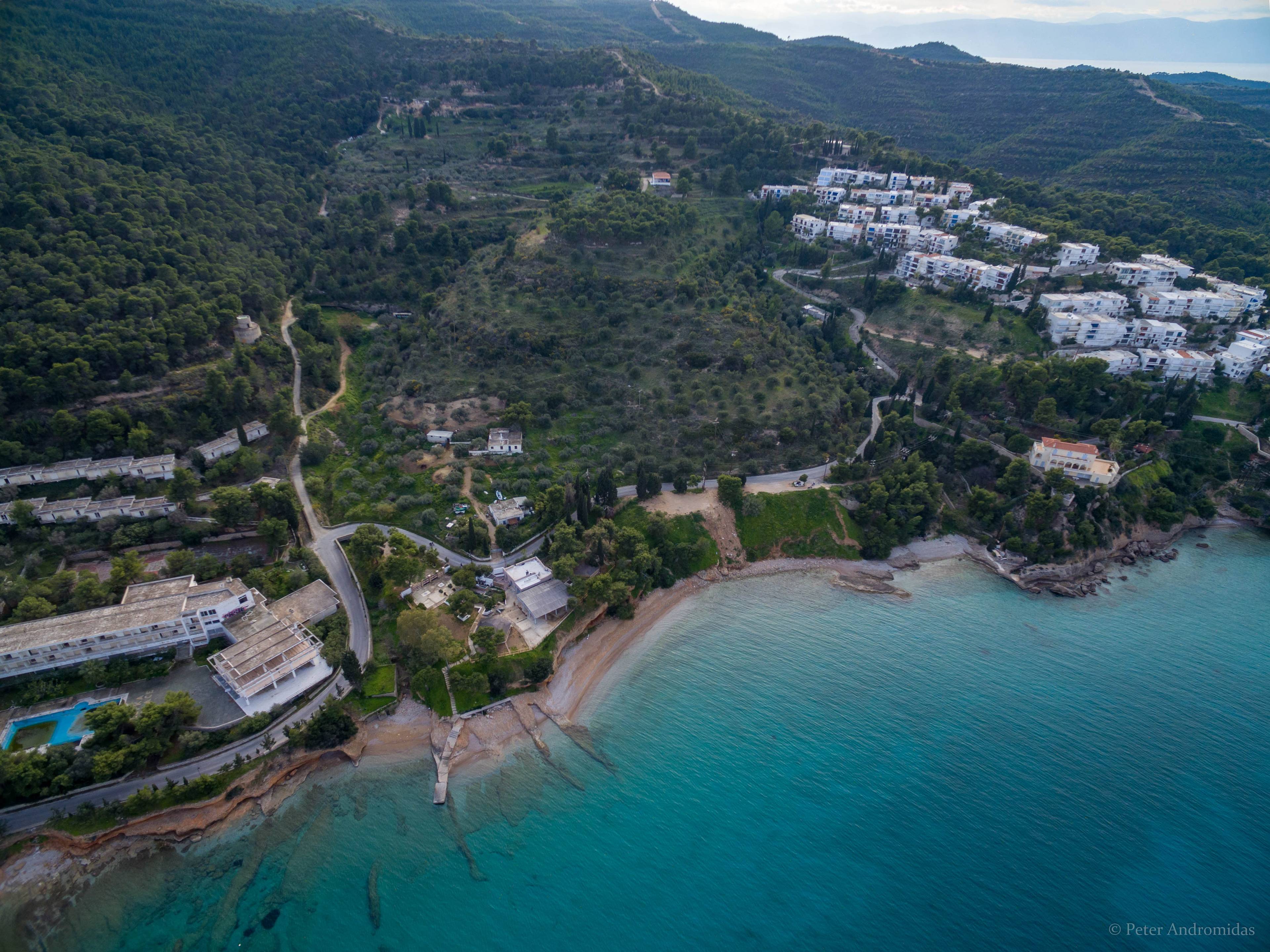 For sale: An exceptional development opportunity on the prestigious island of Spetses, featuring 41,049 square meters of buildable land