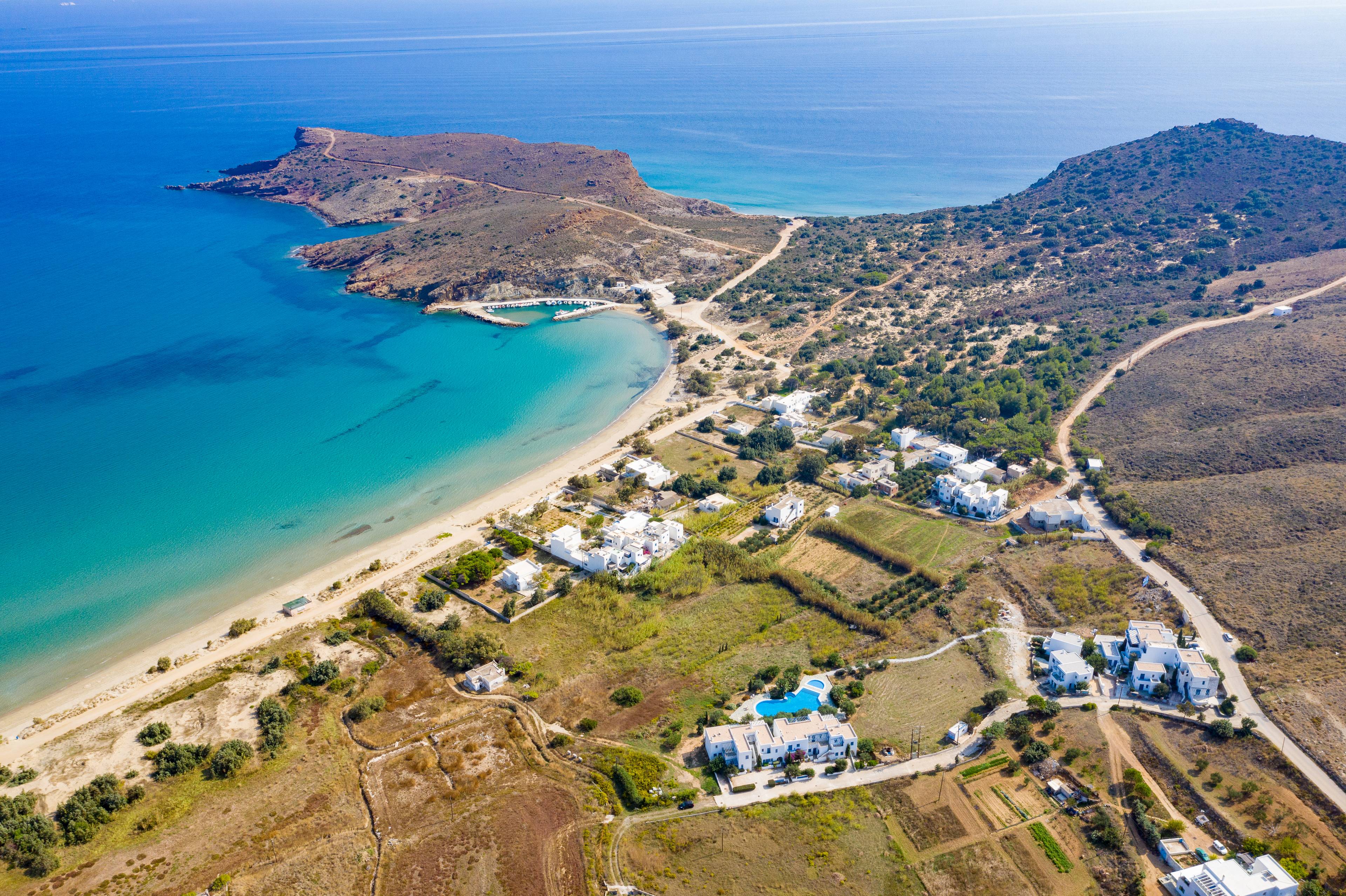 Aegean Veranda One — Sunlit 1-Bedroom, 50m to the Molos Beach