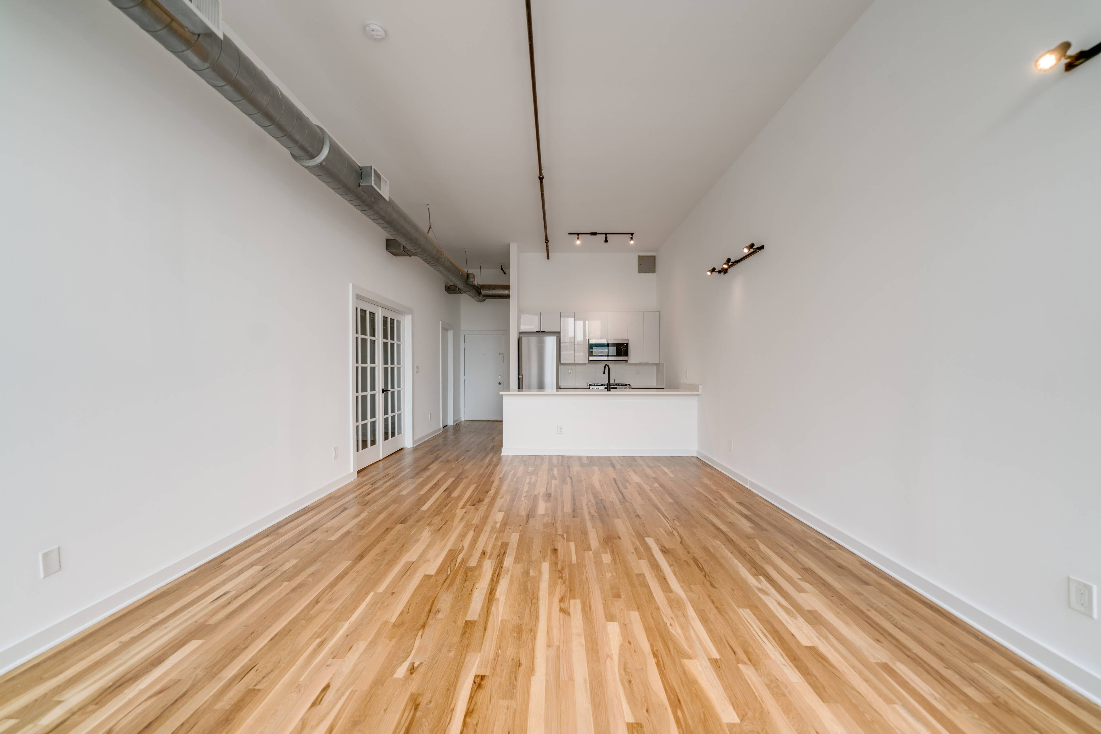 Open 2 Bedroom 1 Bathroom Apartment located in Uptown Hoboken.  Laundry In Unit & On Site in Basement.  High Ceilings.  Elevator Building