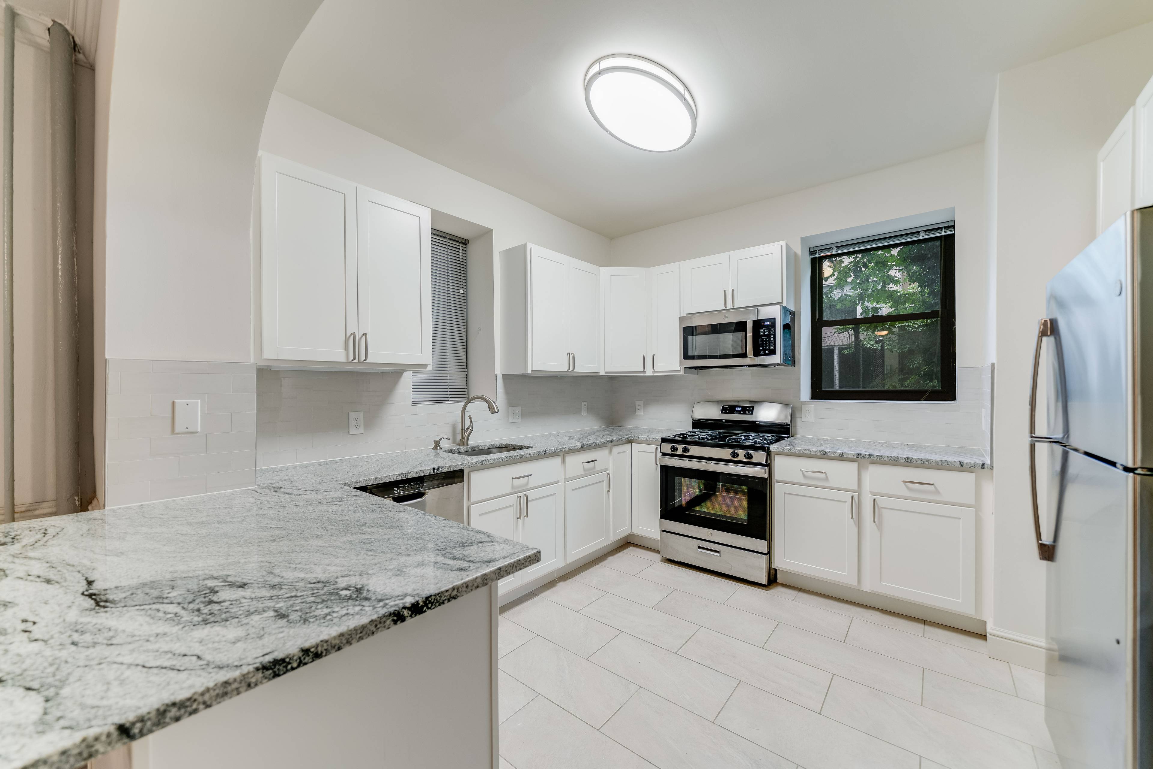 Beautifully Renovated 3 Bedroom 2 Bath Apartment in Uptown Hoboken NJ!  Laundry in the Building!  King Size Bedrooms!