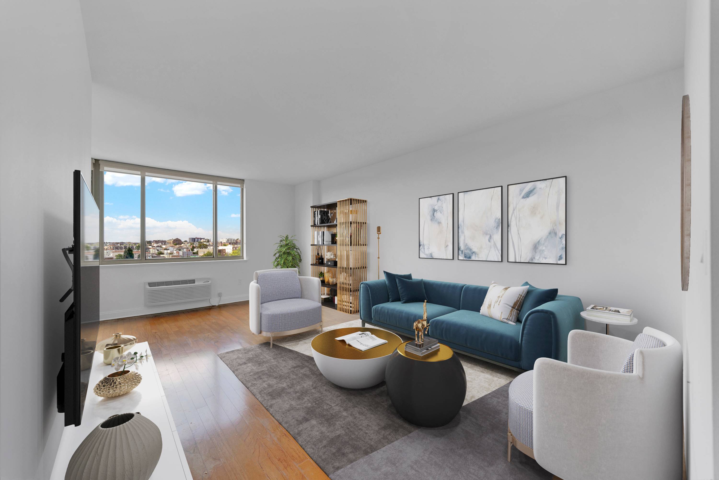 Unit 2102 Now Available at. The Riello in Edgewater NJ.  Beautiful Natural Light with Open Westerly Views!  Laundry In Unit!