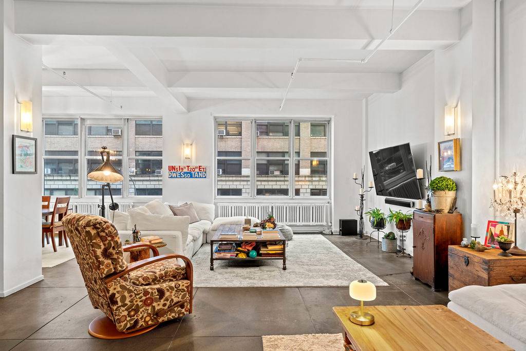 Exceptional and Rare 4,000 Sq. Ft, Live/Work 3 Bed/3 Bath Loft with 2 Home Offices in Hudson Yards