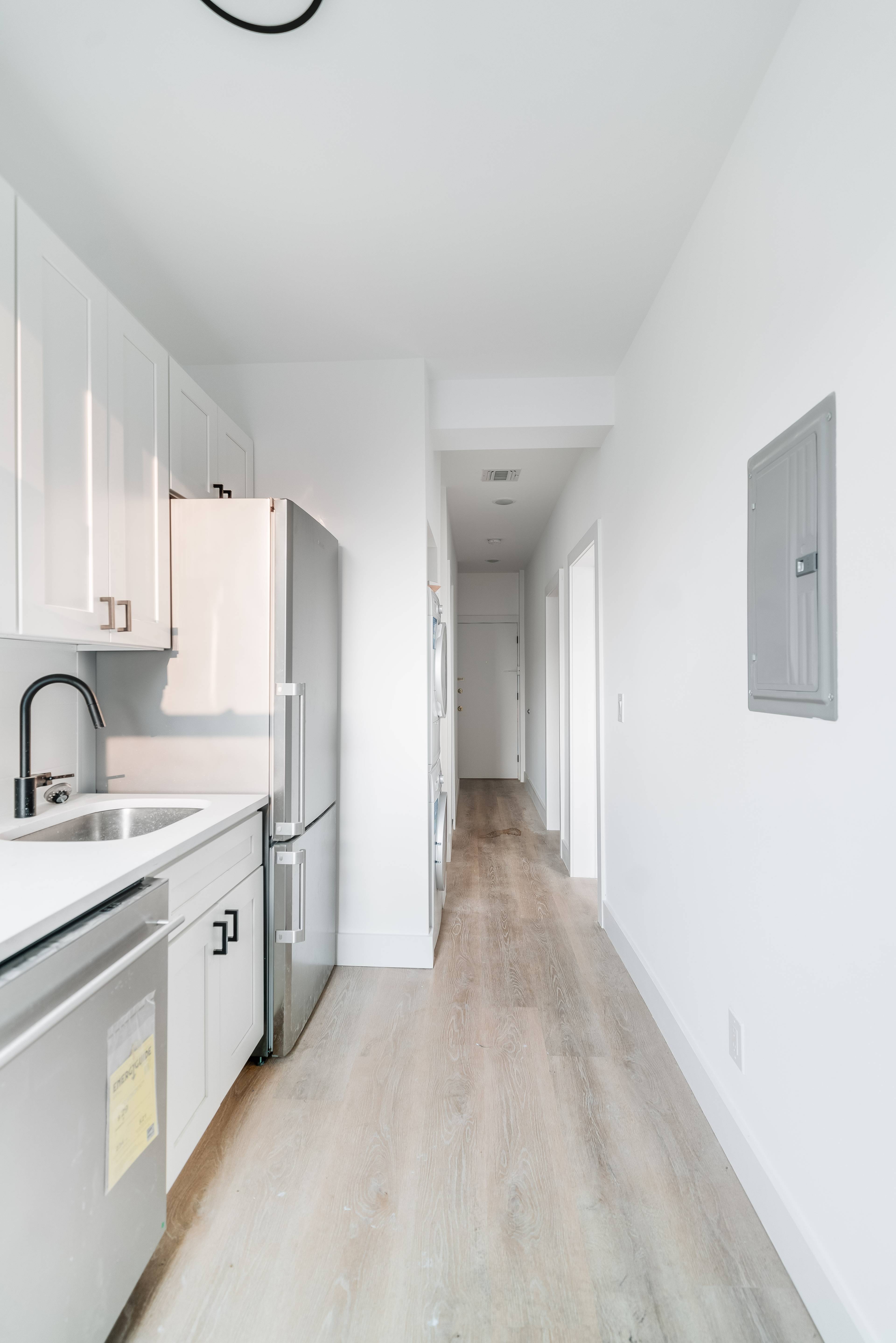 Stunning 2BR Residence with Extra Home Office/Walk In Closet located in Downtown Hoboken NJ.  Washer/Dryer In Unit!  Brand New Renovation!