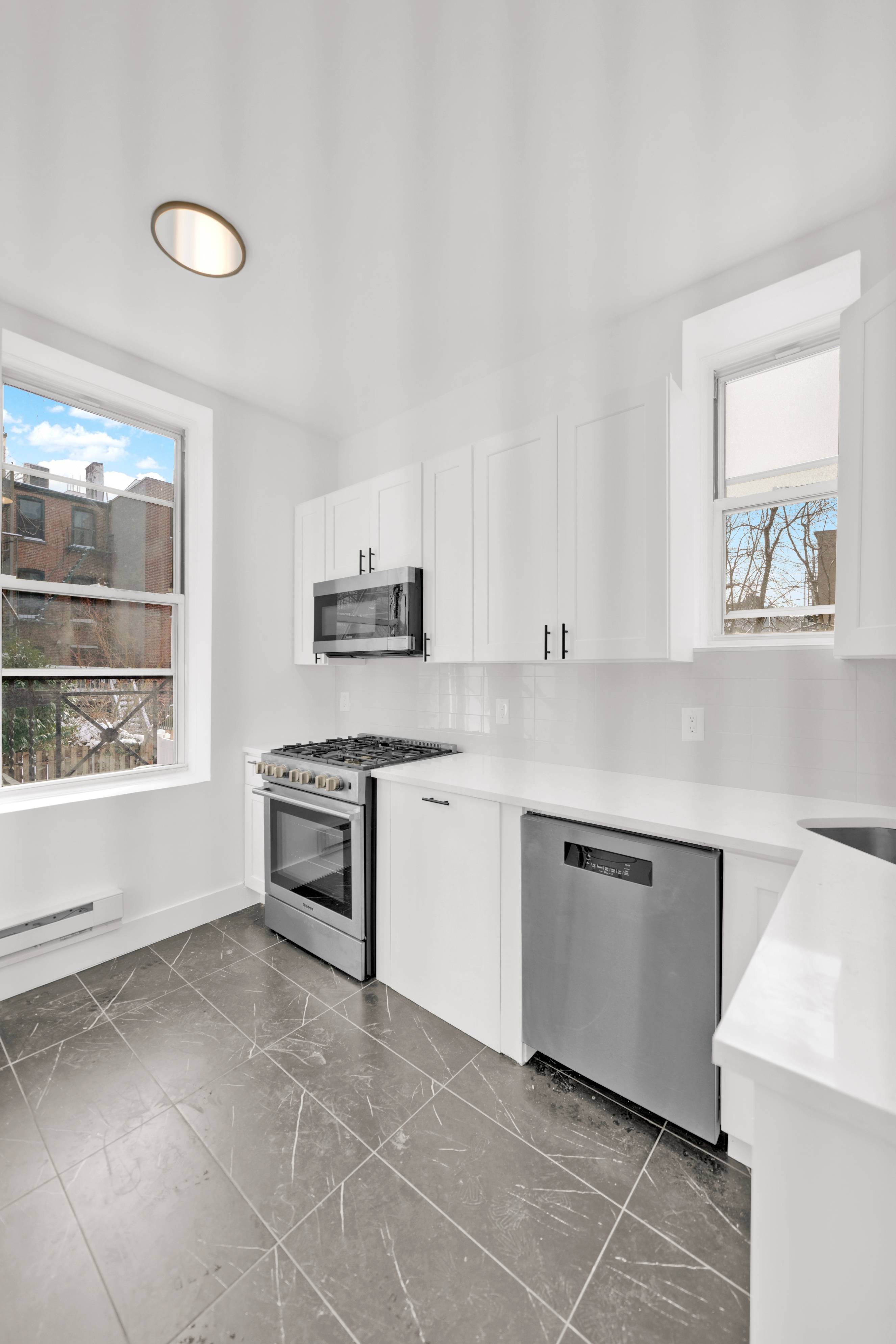 Rarely Available Fully Renovated 2 Bedrooms located at 929 Willow Avenue. Washer/Dryer in Unit!