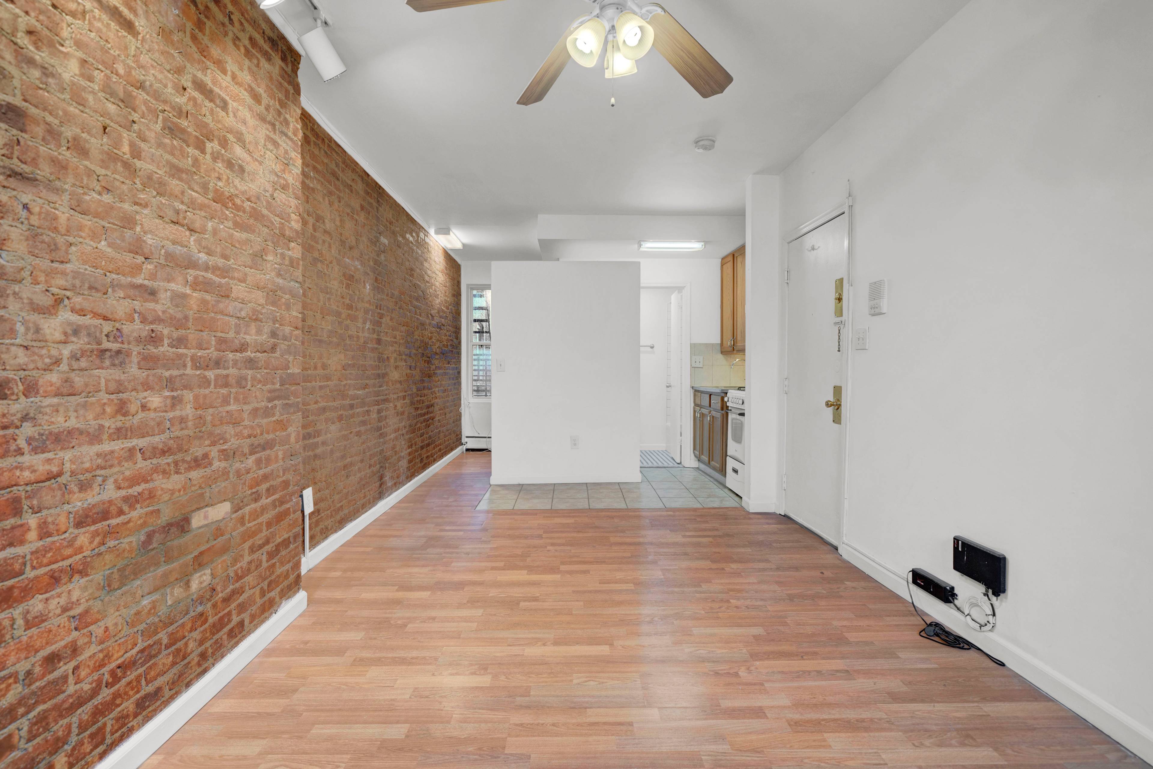 Studio Apartment located 1 Block from Journal Square.  Laundry On Site!  No Broker Fees