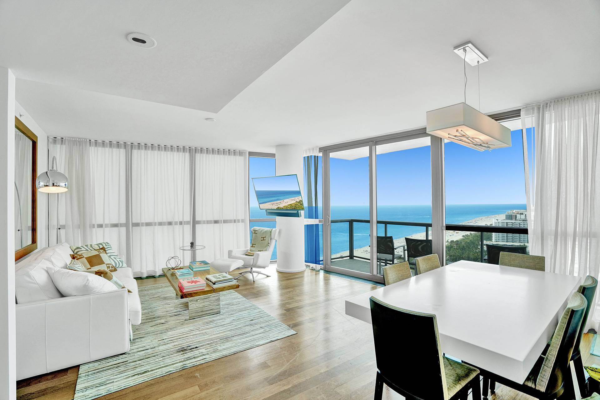 Ocean View 2 bed/2 bath unit at ultra-luxury Setai Residences in South Beach