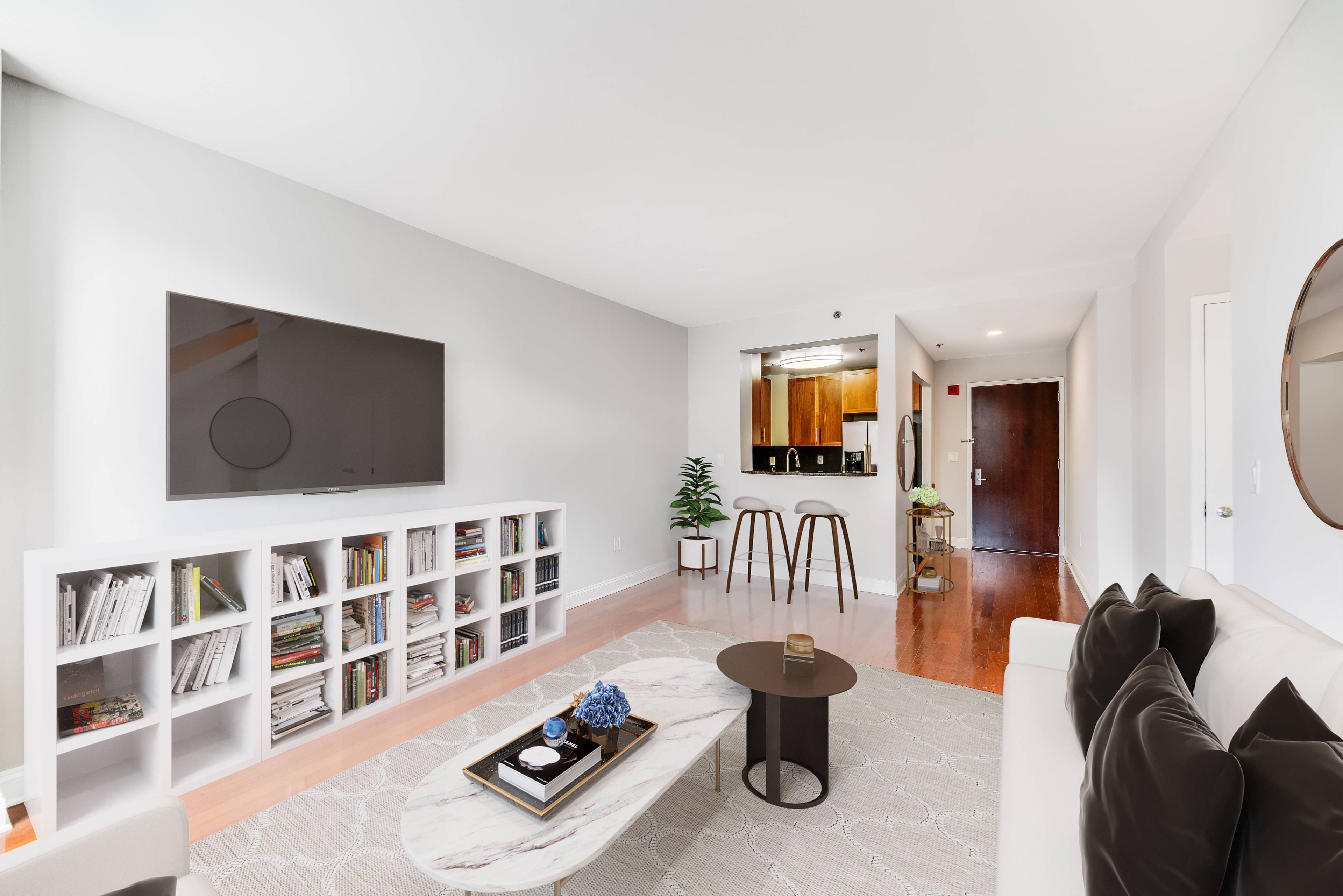 Beautiful 1 Bedroom Unit located at The Riello in Edgewater, NJ! North/West Exposure!