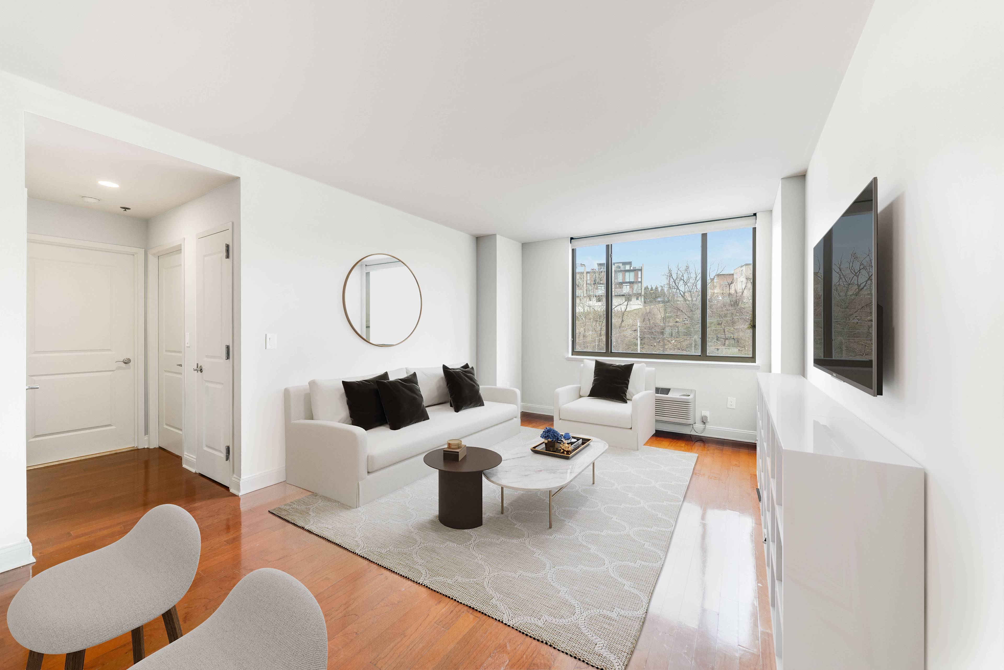 Beautiful 1 Bedroom Unit located at The Riello in Edgewater, NJ! North/West Exposure!
