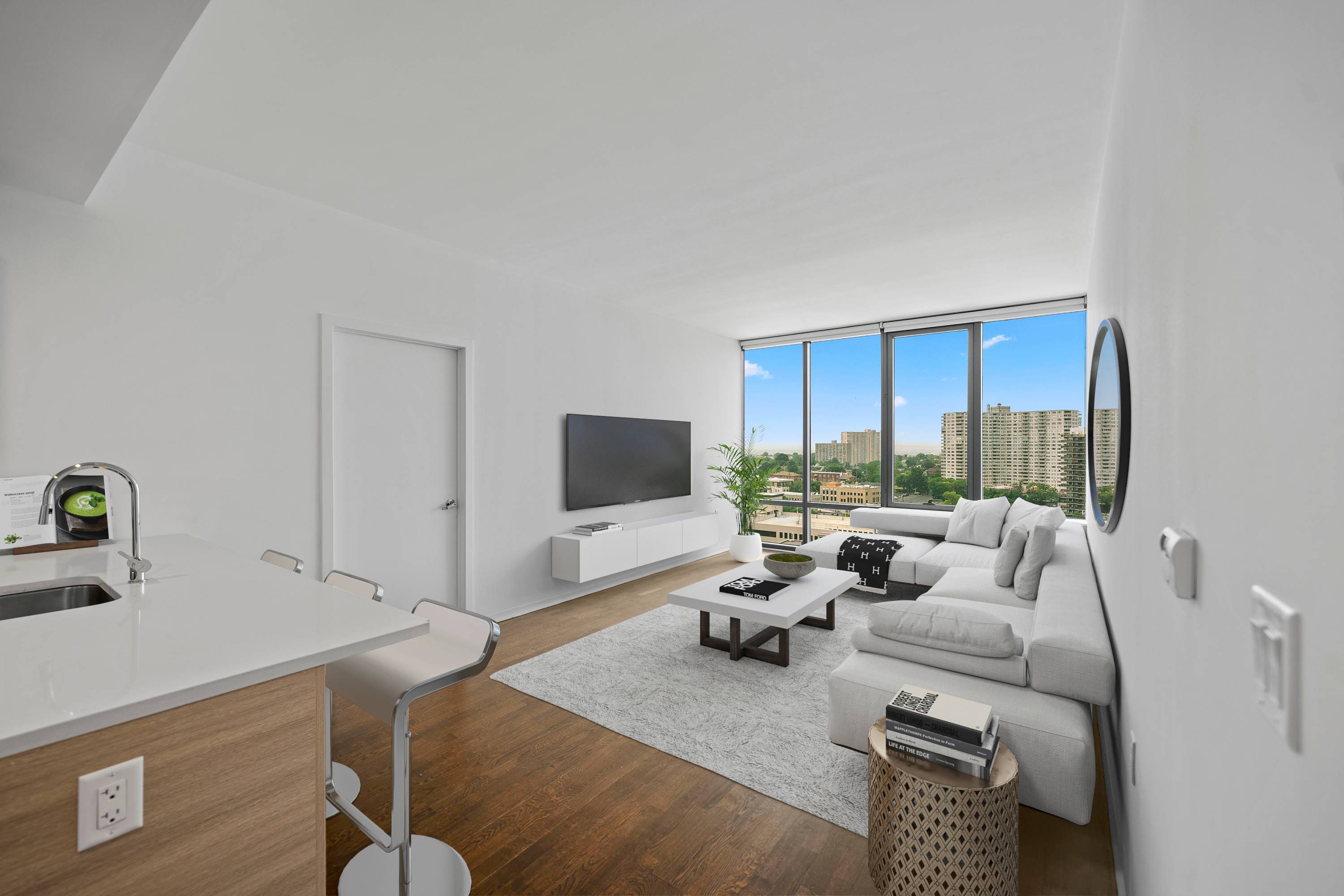 Residence 813 Now Available at Hudson Lights!  2 Bedroom 2 Bath Unit.  No Brokers Fees & 2 Months Free!