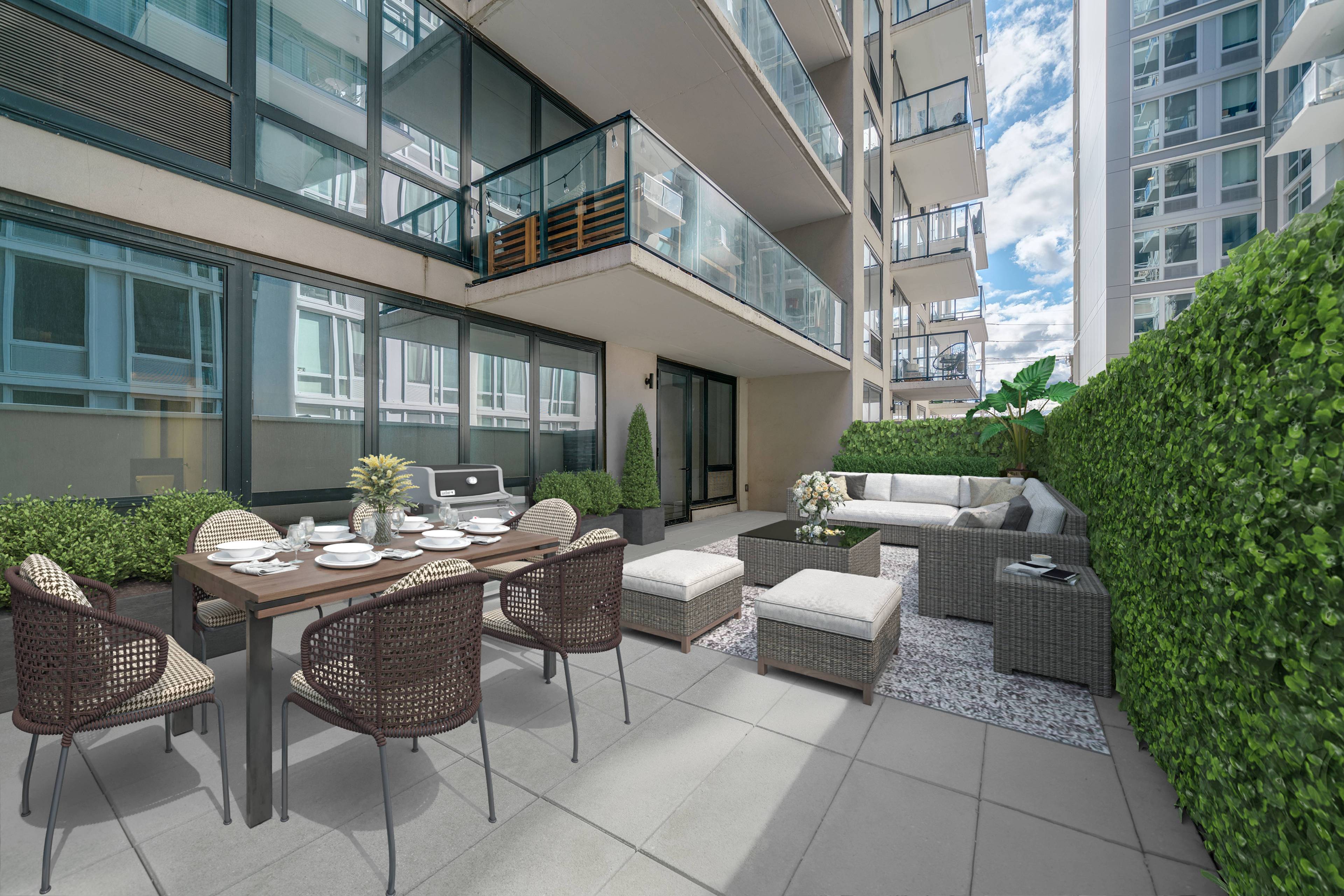 Stunning 2 Bed | 2 Bath Condo with a Private Terrace spanning over  600sqft in Jersey City